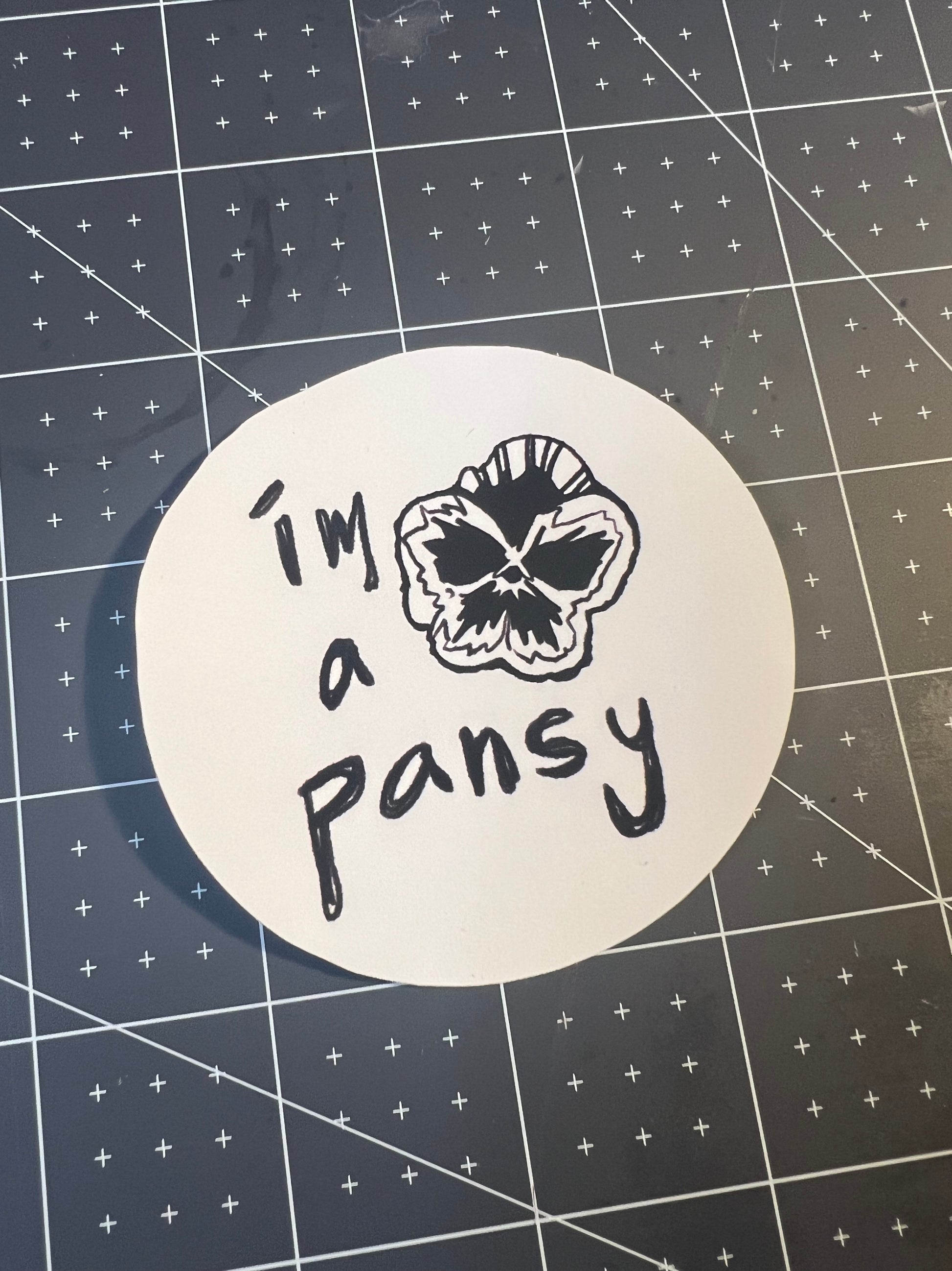 I'm a Pansy Sticker