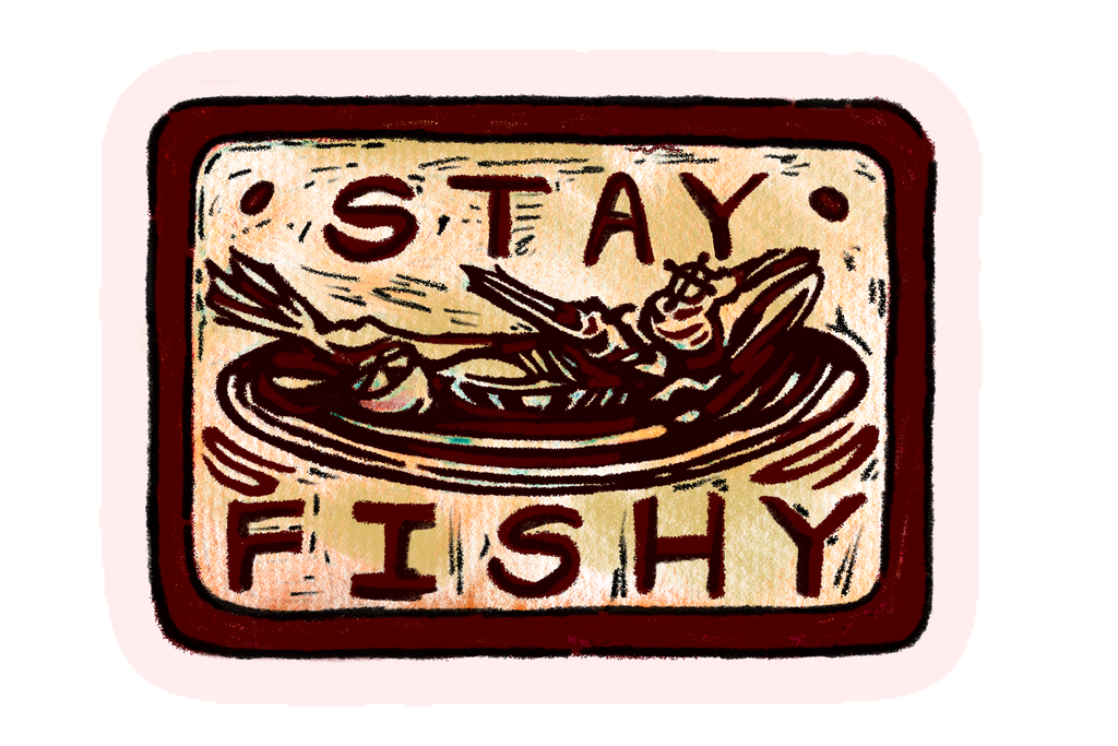 Stay Fishy Sticker