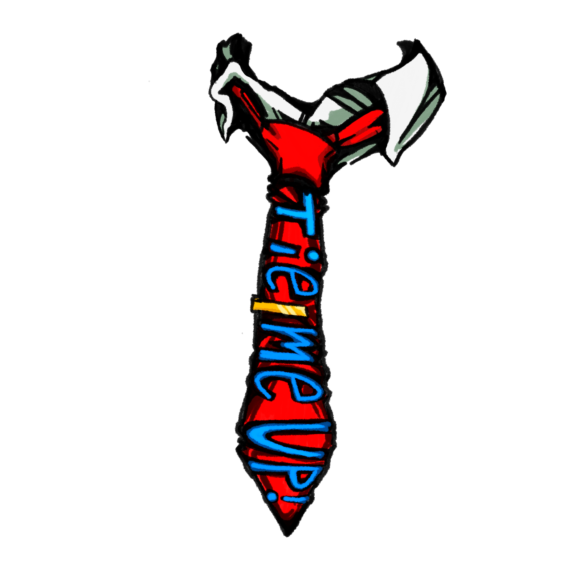 Tie Me Up! Sticker